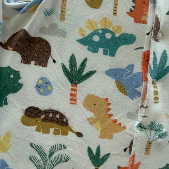 Angel Dear Dinosaur Print Romper | 18–24M | Bamboo Blend | Sleeveless One-Piece - Picture 3 of 6